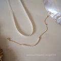 Shangjie OEM Tobillera Elegante Bracelete Flor Vintage 925 Prata esterlina Dolden Dainty Womens Pearl Bracelet